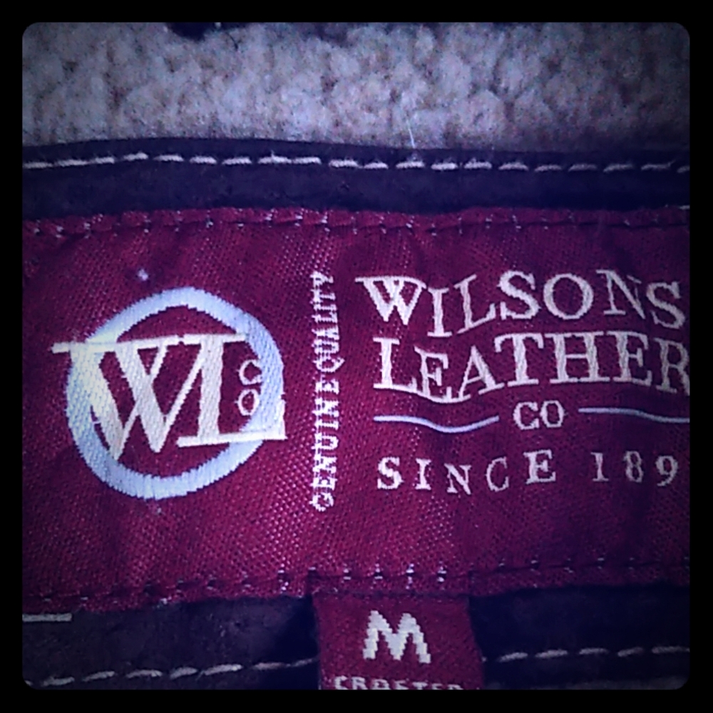 Wilson's leather bomber jacket